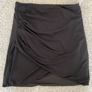 Dynamite Cross Front Mini Skirt